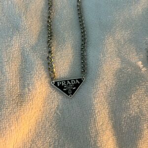 Prada chain necklace